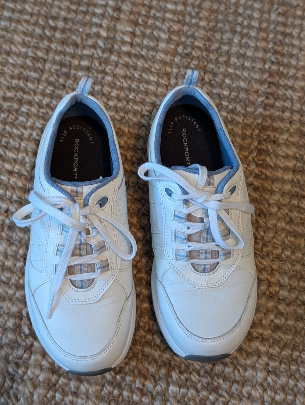 Rockport Women‎ White Slip-Resistant Casual Sneakers